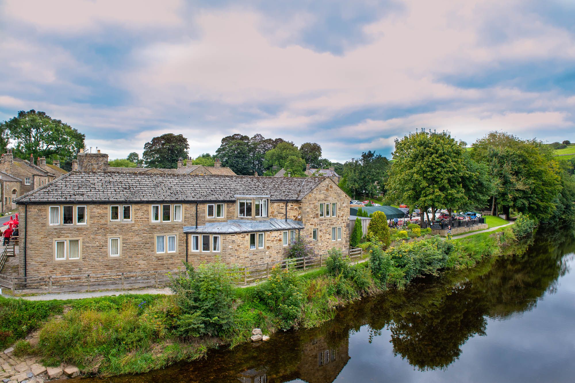 cottages from river